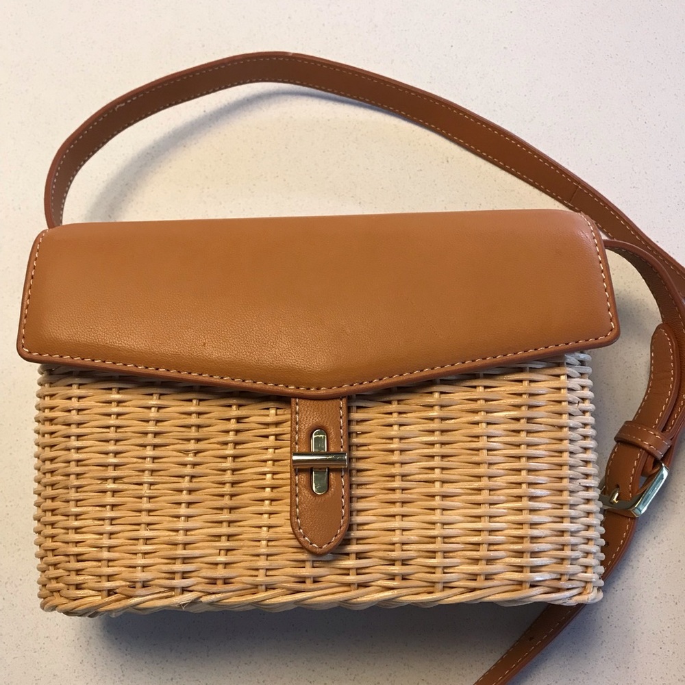 J. McLaughlin Rivington Rattan Handbag